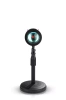 DQ-60 | Lampe de projection LED d&#39;ambiance imitant un coucher de soleil, 7 inserts colorés