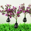 FLD-16-VIOLA | Lampada solare da giardino LED Bouquet di orchidee | 60 cm, 600 mAh