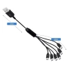 USB-TPC-6in1-50CM | 6in1 USB Cable | Multifunctional Cable with Data Transfer Function
