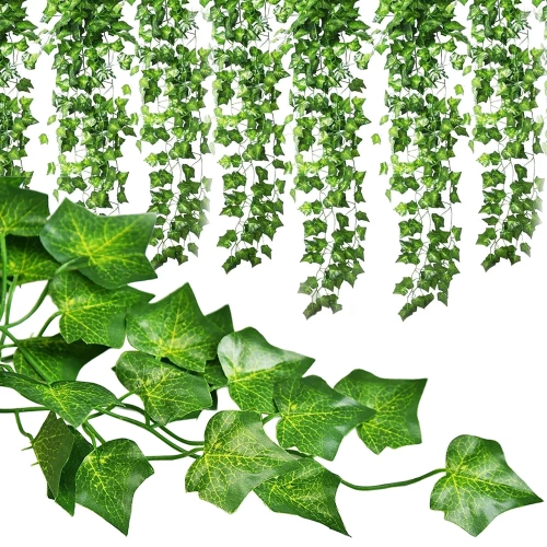DG-Y230MM-VERDE3| Hiedra artificial | Guirnalda decorativa | Hojas ornamentales
