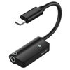 UA-001 | Adaptor Lightning (iPhone) - Lightning, Jack | Adaptor audio 2in1 pentru iPhone