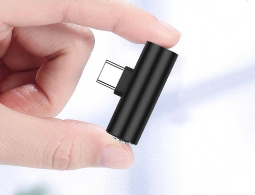 UA-006 | Adapter Type C - Type C + Jack | Audio adapter to the phone