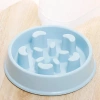 CWP-B18-BLAUW | Voedsel voor huisdieren Slow Bowl | Kom met antislippads