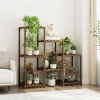 NZ251-BAMBOO | Wooden flower stand for flower pots | Plant stand | Flower shelf