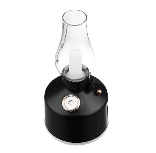 LA-0621-NOIR | Humidificateur d'air LED | Humidificateur d'air à ultrasons avec fonction veilleuse