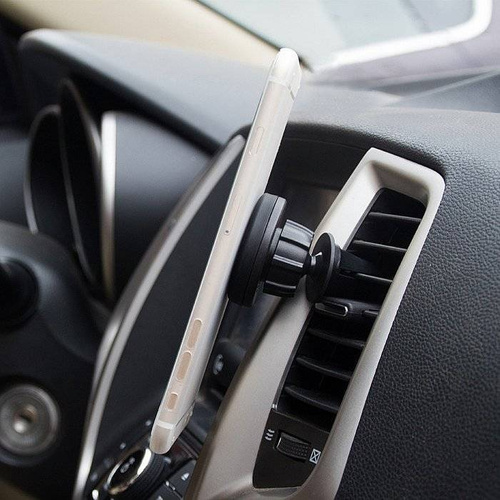 PSI-M005 | Magnetic car holder with a movable head for a telephone | on the air vent | 2 gills