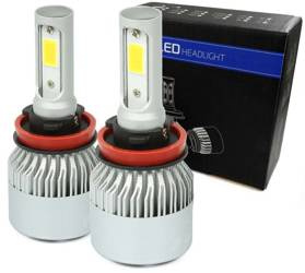 A set of LED H9 H11 S2 COB 36W 16000 lm