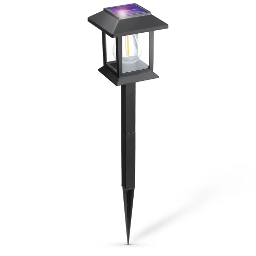  HK-115B | Lampe de jardin solaire LED | Poste à coller 