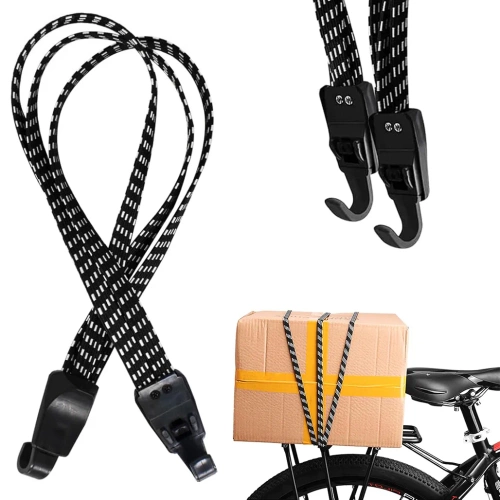 Sangles de bagages élastiques 3 en 1 | Fixation universelle avec crochets | Caoutchouc robuste et durable | SGXLS-68