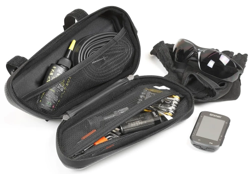 YA-301 | Sac de cadre de vélo étanche | pochette attachée sur une sangle Velcro | compartiment à clés