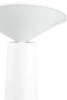  JX09-BLANC | Lampe LED sans fil | Lampe de table à tête mobile