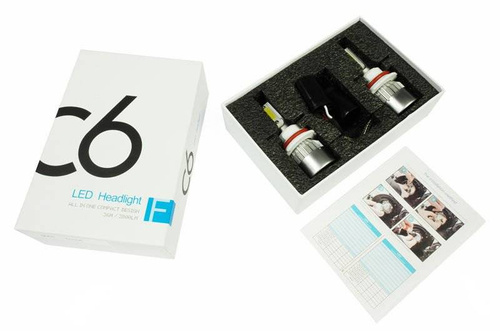 Conjunto de lâmpadas LED HB5 9007 C6 COB BridgeLUX™ 7600 lm