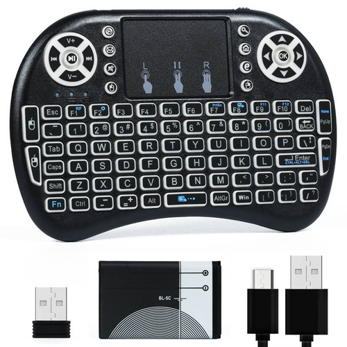 Wireless-Tastatur mit Touchpad-Beleuchtung | i8