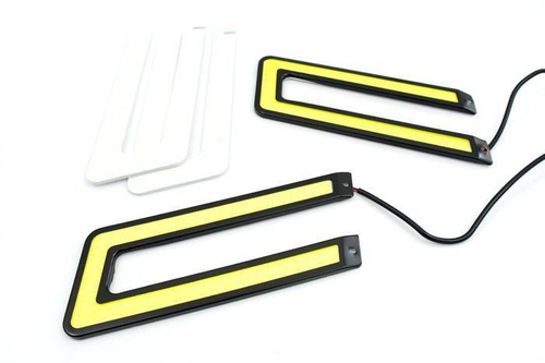 COB LED-dagrijverlichting | U | 2x 8W | DRL COB