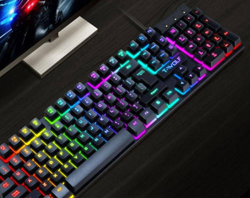T20 | Teclado de computadora para juegos con retroiluminación LED