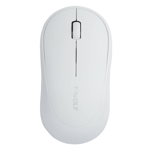 Q18 | Mouse óptico sem fio para computador de escritório | 1000 DPI | Branco