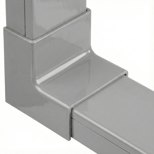 Internal corner connector for cable trunking | 40x20 mm | grey | CDT-04-Grey