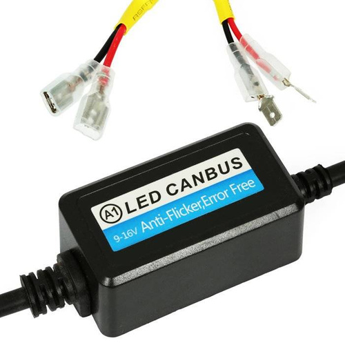 2 db-os készlet - A1 H7 LED CAN BUS digitális szűrő - narancssárga
