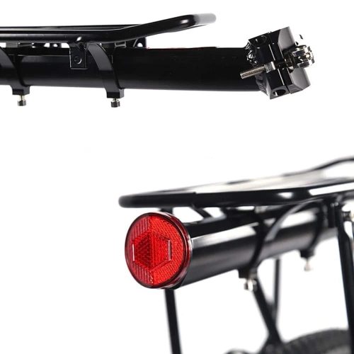 Univerzálny nastaviteľný hliníkový nosič bicyklov pre sedlovku 24-29 palcov, do 50 kg | Odolný zadný nosič bicyklov | 671-09-C