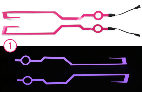 MEL - Iluminação ambiente para capacete de motociclista