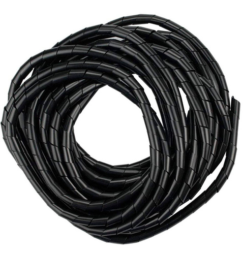 CRG-001-10M | Organizer, dæksel, kabel- og trådfletning | Sort 20 mm