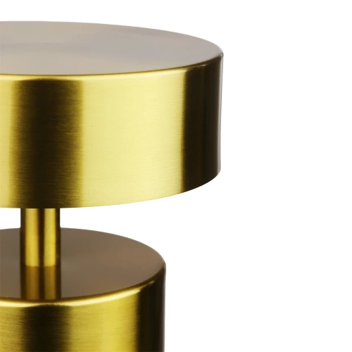 HJA29-GULD | Trådløs bordlampe | Berøringsfølsom natlampe med justerbar lysfarve | USB MUSHROOM lampe