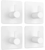 Kleiderhaken selbstklebend | 4 Stück | weiß | BXG-4PCS-WHITE