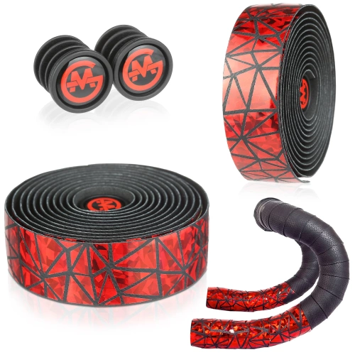 Fita antiderrapante para guidão com refletor | Fita para bicicleta Gravel de EVA+PU 3,5 mm | XKHBD-1-R