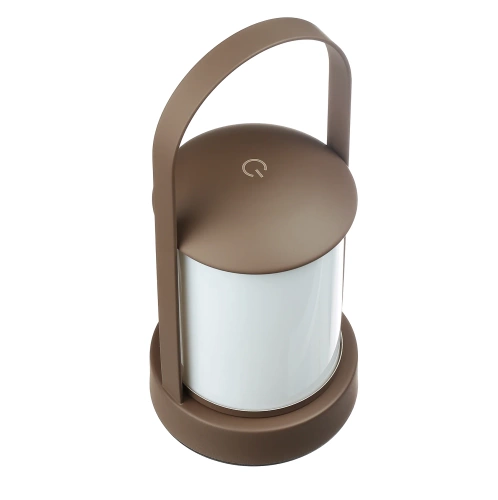 JX23B-MARRON | Lampe de table sans fil | Lampe avec fonction changement de couleur