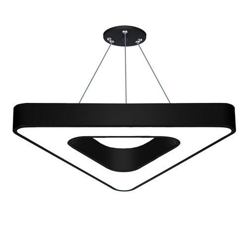 LPL-006 | LED hangende plafondlamp 50W | driehoekig | aluminium | CCD niet-knipperend | Φ80x6