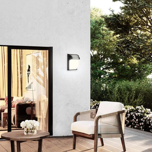 BD-C184 | Lampa de gradina, lampa de fatada | IP54, E27 | aluminiu + sticla