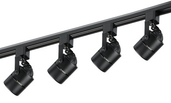 Track lighting set | 1.5m busbar + 4x GU10 reflector