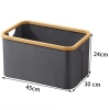 OCF-305-GRIS | | Cesta de lavandería | Cesto de ropa plegable | Contenedor de juguetes de tela | Organizador de accesorios