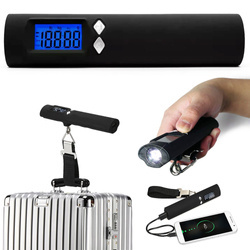 OCS-29 | Electronic luggage scale | powerbank 2600mAh, flashlight | up to 50kg ± 10g