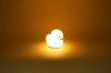XYD-120-BRANCO | Candeeiro infantil em forma de pato | Lâmpada de silicone com dois modos de iluminação