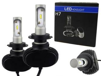 A set of LED bulbs H7 CSP 50W 8000 lm