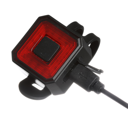 QB701 | LED bicycle rear light | 14 LEDs, 5 lighting modes, 100lm, built-in 300 mAh battery