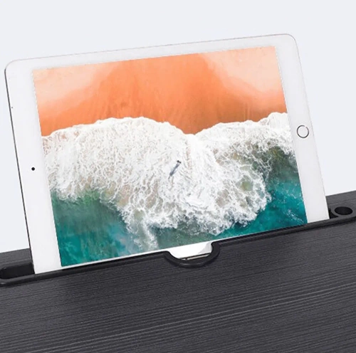 LFD-6040-ZWART | Laptoppad | Opklapbare ontbijttafel | Bedstandaard