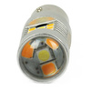 LED bilpære 28 SMD 2835 Hvid + Orange