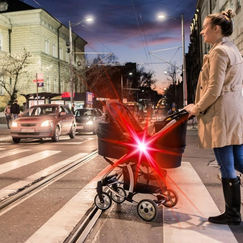 Kompaktné LED svetlá na bicykel predné + zadné | Sada LED svetiel na bicykel 3 režimy | BK-L319