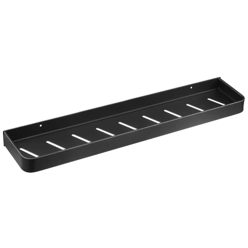  BSU-L60CM-B | Mensola da bagno sopra il lavabo | lunghezza 60 cm | serbatoio doccia | Nero