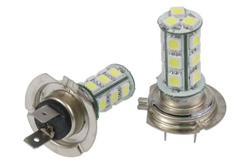 Autó LED izzó H7 18 SMD 5050