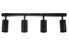 MS-GU10-4 | Firepunkts loftslampe, 4x GU10 sort bevægende spotlight