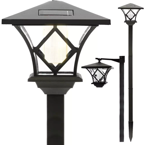 Solární lampa - zahradní sloupek TYD-H1.5M | Zahradní lucerna, sloup, solární lampa | 150 cm, 600 mAh