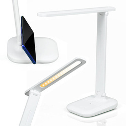 MT-611 | Lampada da scrivania scuola LED 7W | 3 colori di luce | supporto per telefono