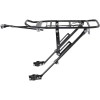 Universal rear bike rack with spring flap | Aluminum adjustable rack up to 27 kg | BIK-ZJ667