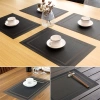 F040-NEGRO | Tapete para mesa de cocina | Estera de placa | Tapete de mesa | Alfombra de cocina decorativa