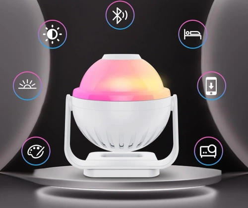 XTY01-BIANCO | Proiettore stellare | Lampada notturna RGB con altoparlante integrato
