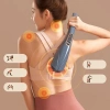 Massagepistole mit austauschbaren Aufsätzen | Vibrationsmassage für Rücken, Cellulite-Behandlung | grau | YT-1706-GREY