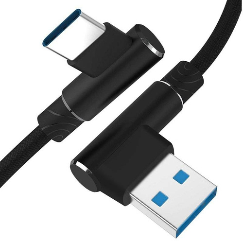 AM30 | Tipo C 1M | Cable de carga de teléfono USB en ángulo | Carga Rápida 3.0 2.4A